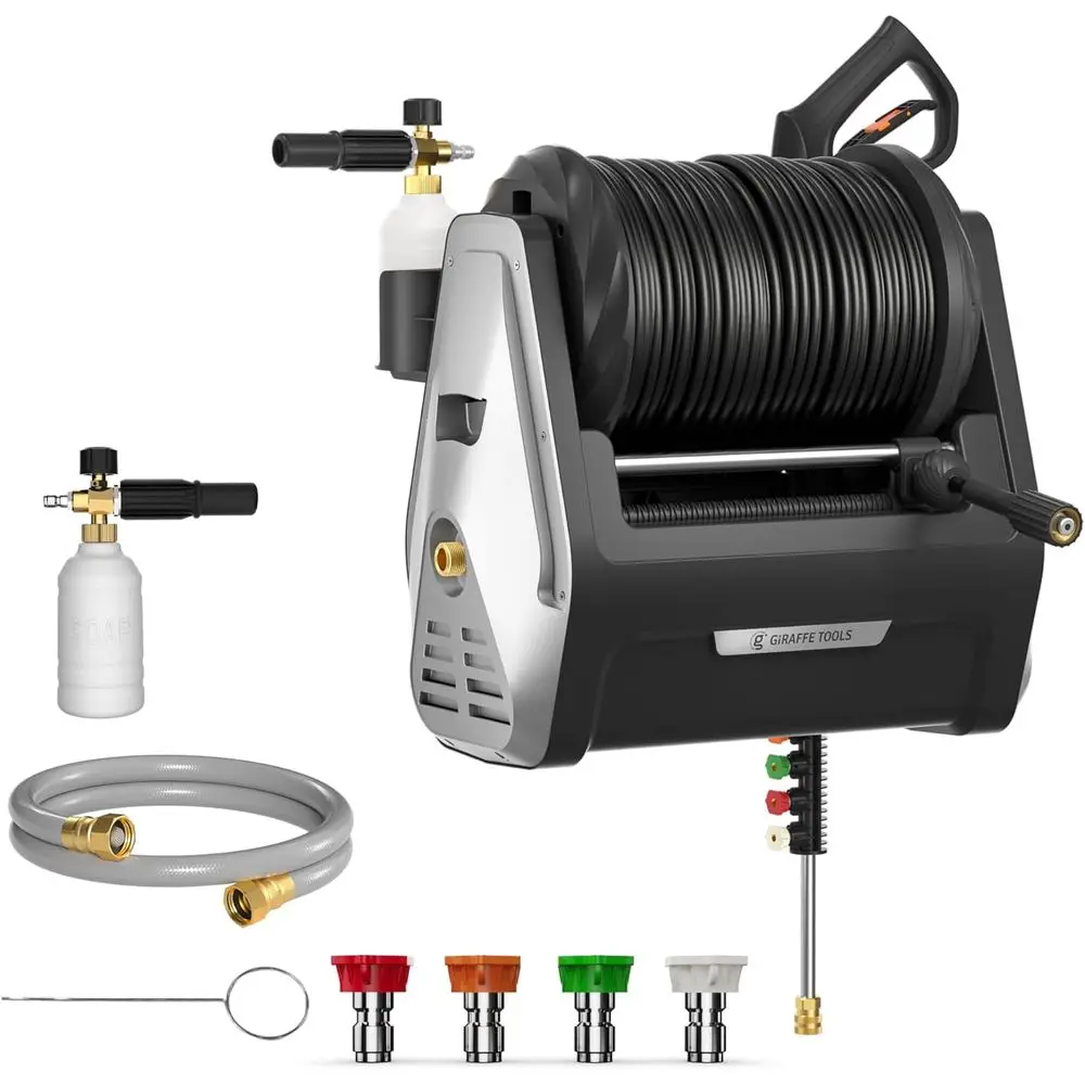 Pressure Washer Electric - Wall Mounted Pressure Washer Essential with