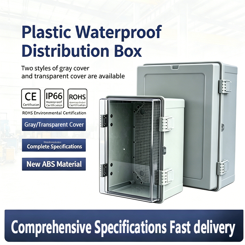 Ip66 Abs Pc Hinged Plastic Enc - Outdoor Power Junction Box reseña y precio