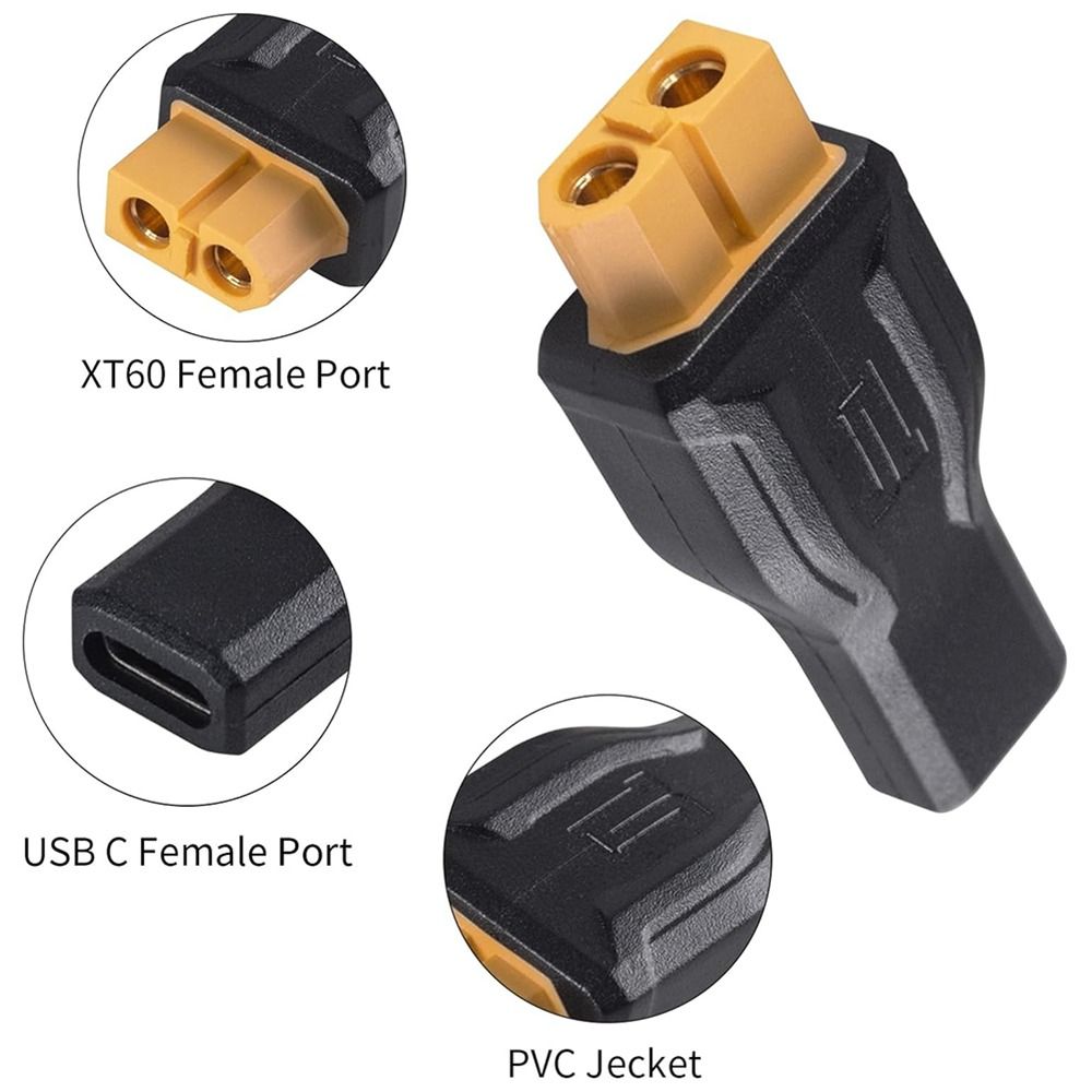 5525 7450 USB C to XT60 Adapte - Outdoor Power Adapter Usb C reseña y precio