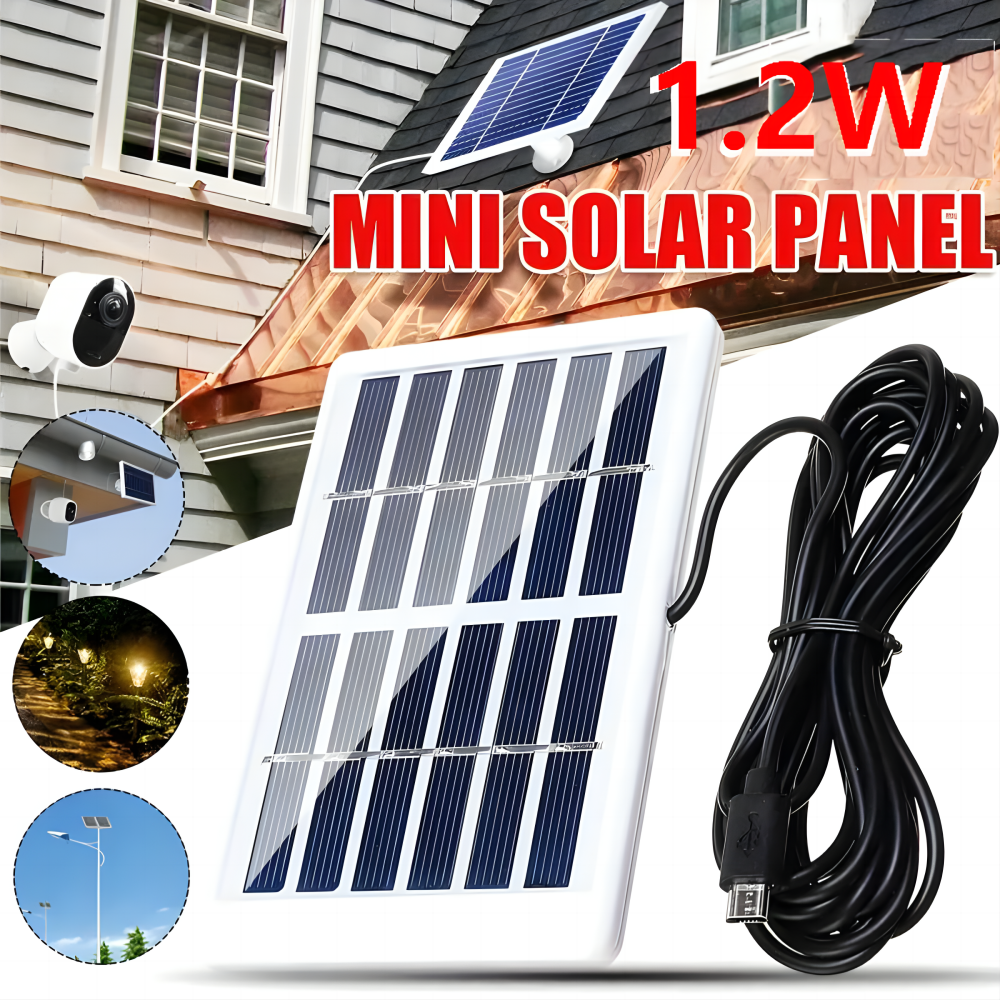 12W 6V Mini Solar Panel USB Mo - Outdoor Power Module reseña y precio