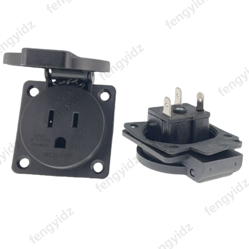 Black 125V 15A 20A IP44 CE Ame - Outdoor Power Module reseña y precio