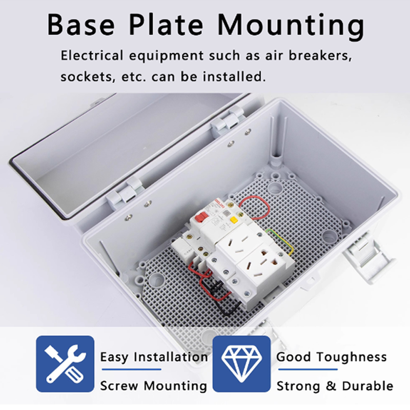 IP66 Waterproof ABS Plastic En - Outdoor Power Junction Box reseña y precio