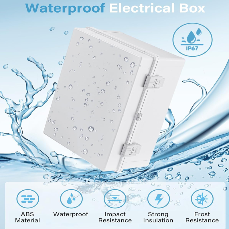 IP66 Waterproof ABS Plastic En - Outdoor Power Junction Box reseña y precio