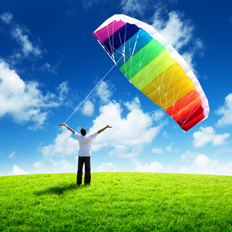 Dual line power kite stunt kit - Outdoor Power Line reseña y precio