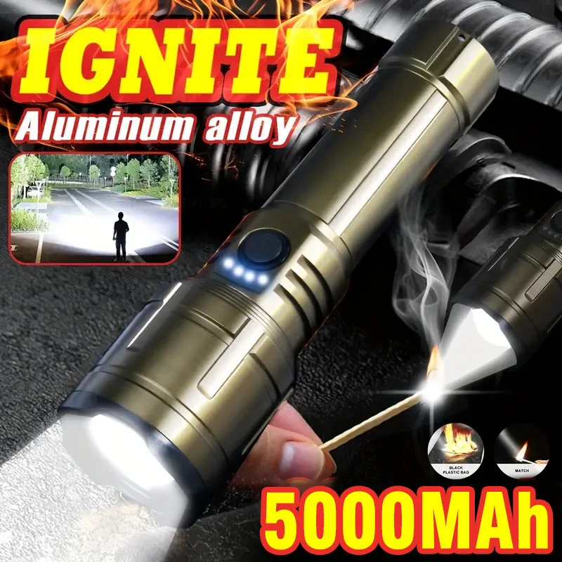 Bright Zoomable Flashlight w/  - Outdoor Powerbank reseña y precio