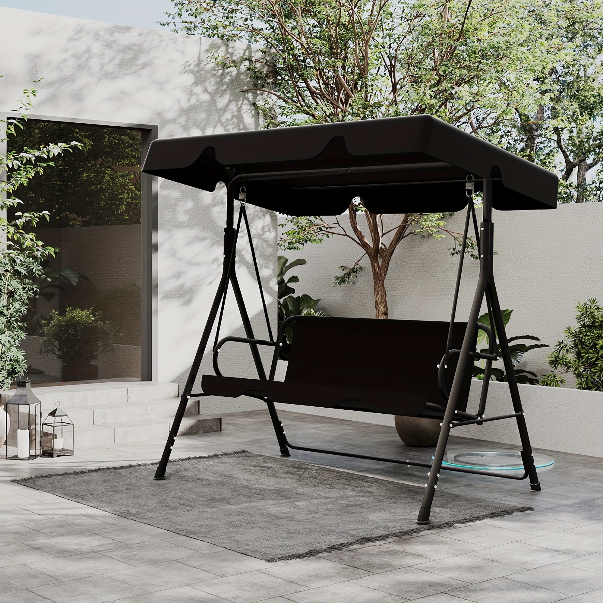 Outdoor Porch Swing Glider Wit - Outdoor Power Deals reseña y precio