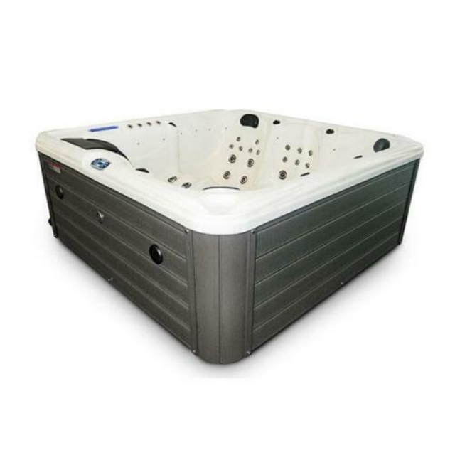 6-Seater Outdoor White Marble  - Outdoor Power For Hot Tub reseña y precio