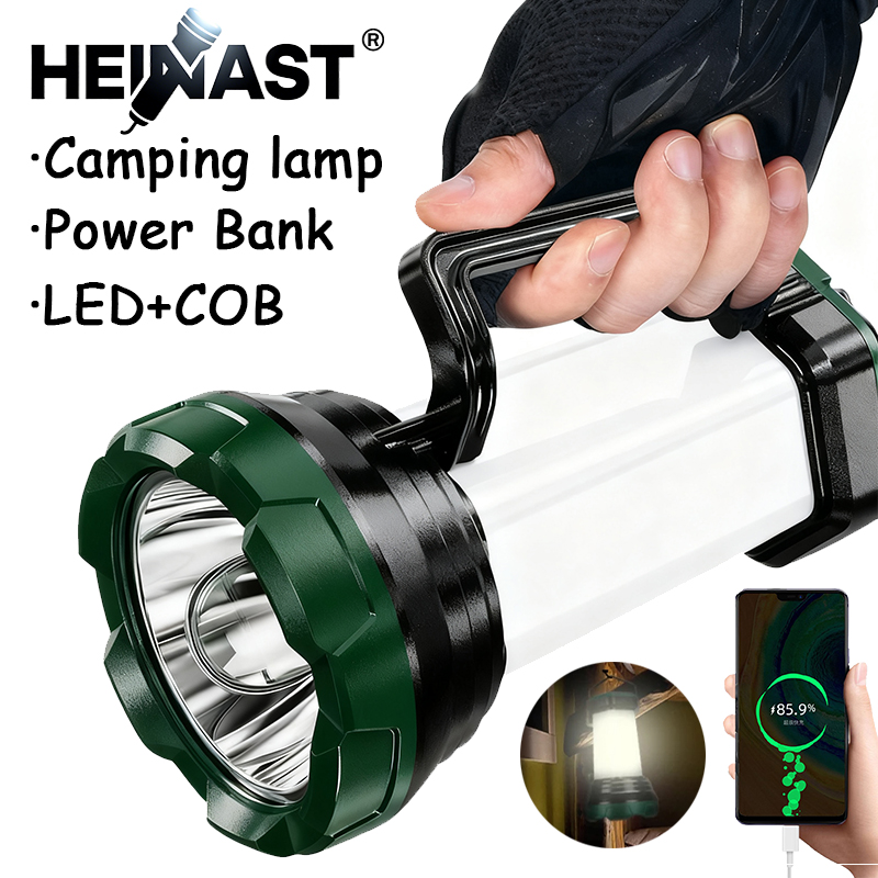 Portable Powerful LED Flashlig - Outdoor Powerbank reseña y precio