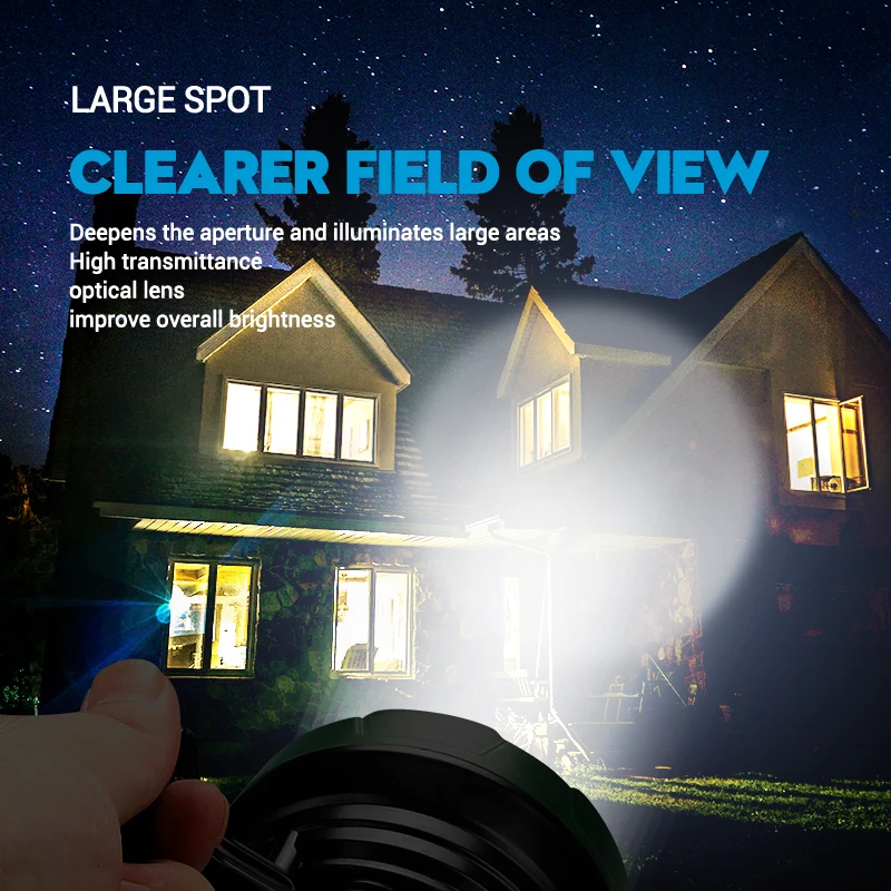 Portable Powerful LED Flashlig - Outdoor Powerbank reseña y precio