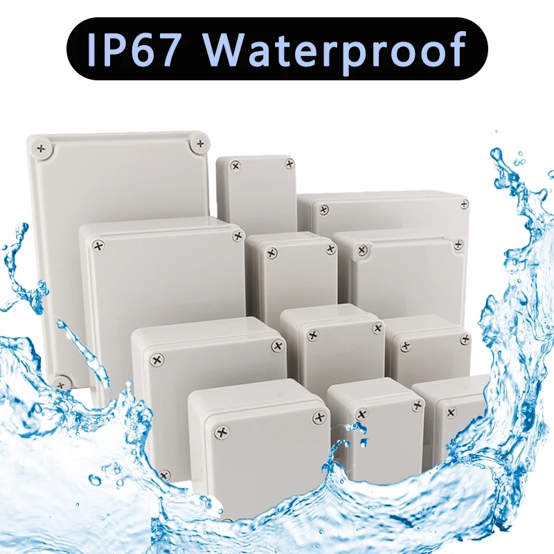 Outdoor IP66 Waterproof ABS Pl - Outdoor Power Junction Box reseña y precio