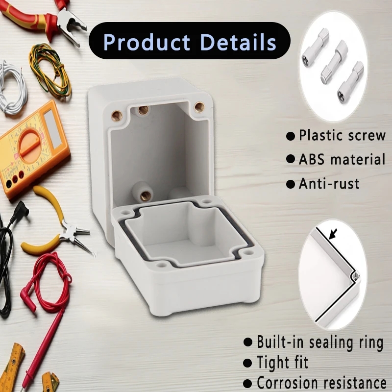 Outdoor IP66 Waterproof ABS Pl - Outdoor Power Junction Box reseña y precio