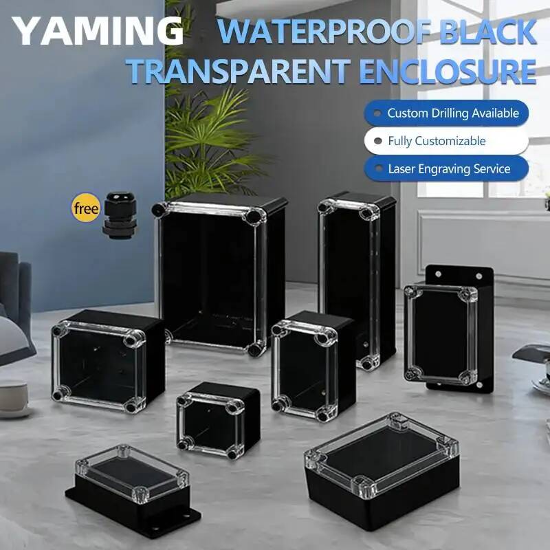 2pcs Transparent Cover Waterpr - Outdoor Power Junction Box reseña y precio