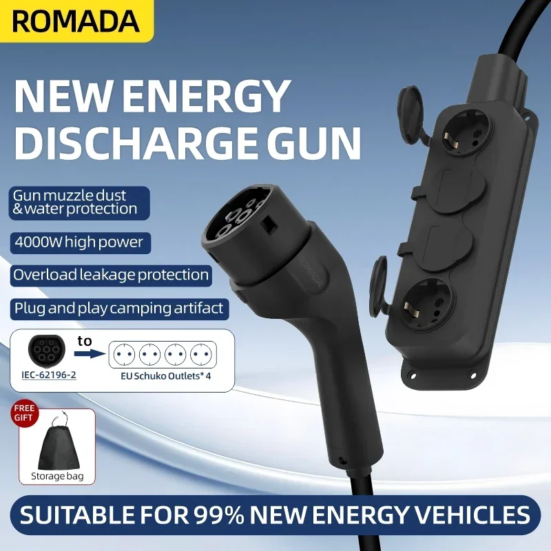 Portable 16A 4KW Electric Car  - Outdoor Power Module reseña y precio