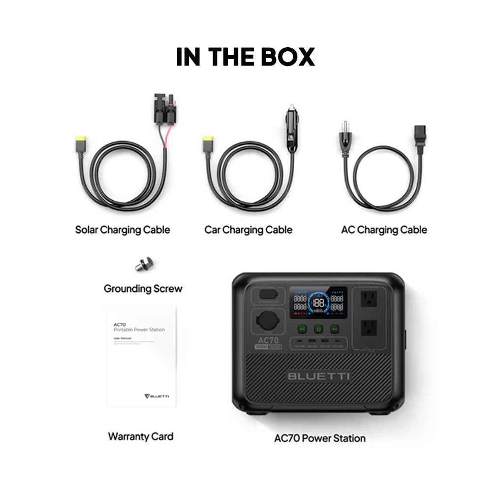 BLUETTI AC70 1000W 768Wh Porta - Outdoor Powerbank reseña y precio
