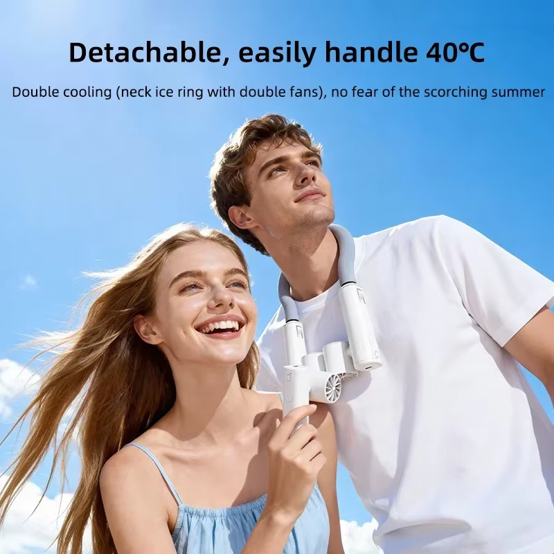 Portable Neck Fan High Speed T - Outdoor Power Fan reseña y precio