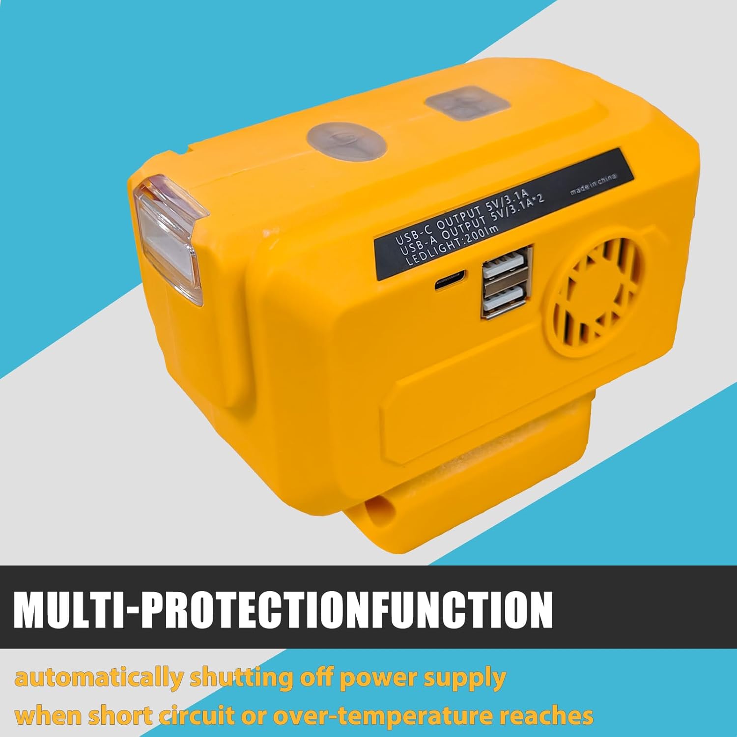 For Dewalt 20V Battery Inverte - Outdoor Power Adapter Usb C reseña y precio