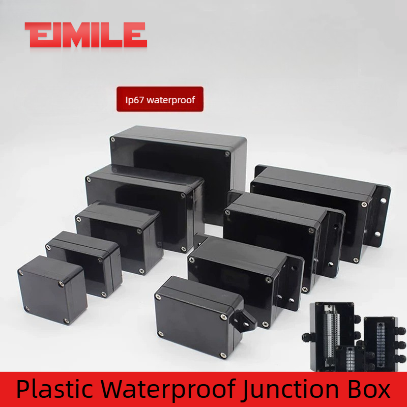 Type F Black Waterproof Juncti - Outdoor Power Junction Box reseña y precio
