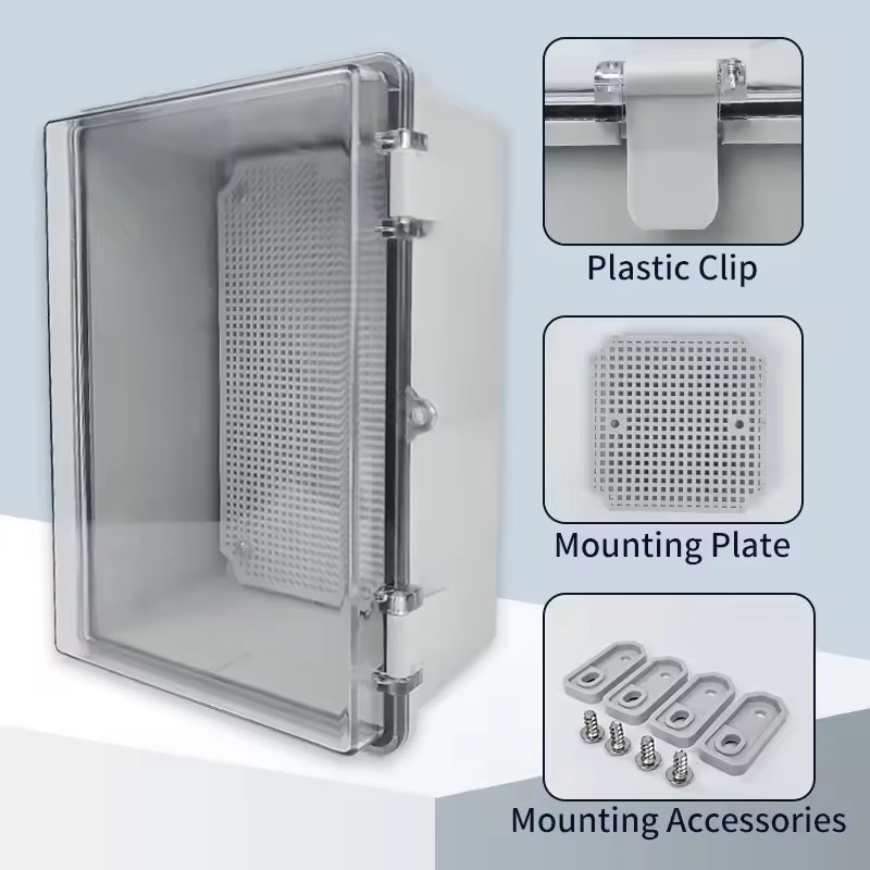 IP66 Electrical Plastic Enclos - Outdoor Power Junction Box reseña y precio
