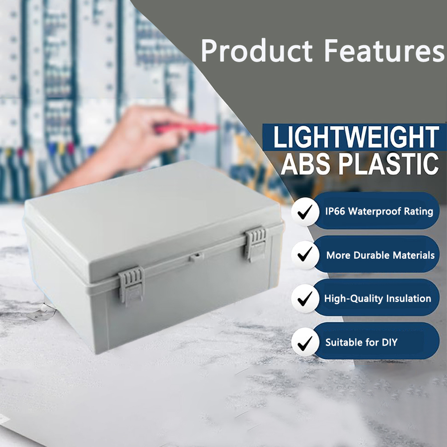 IP66 Electrical Plastic Enclos - Outdoor Power Junction Box reseña y precio