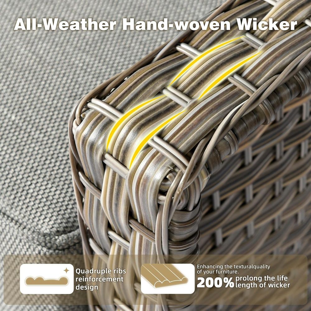 All-Weather Wicker 5-Piece Out - Outdoor Power Lift Chair reseña y precio