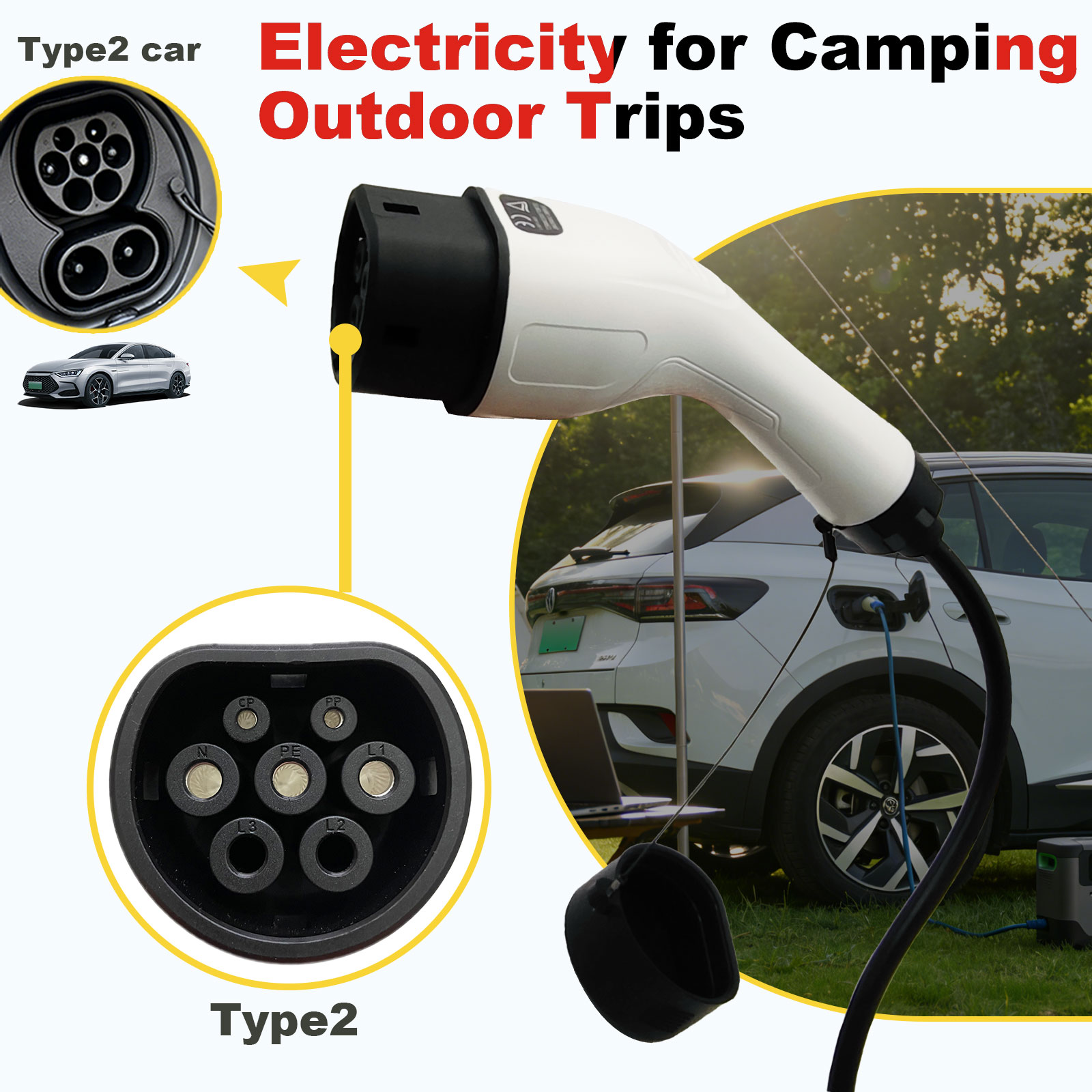 Type2 V2L Discharge Adapter 16 - Outdoor Power Module reseña y precio