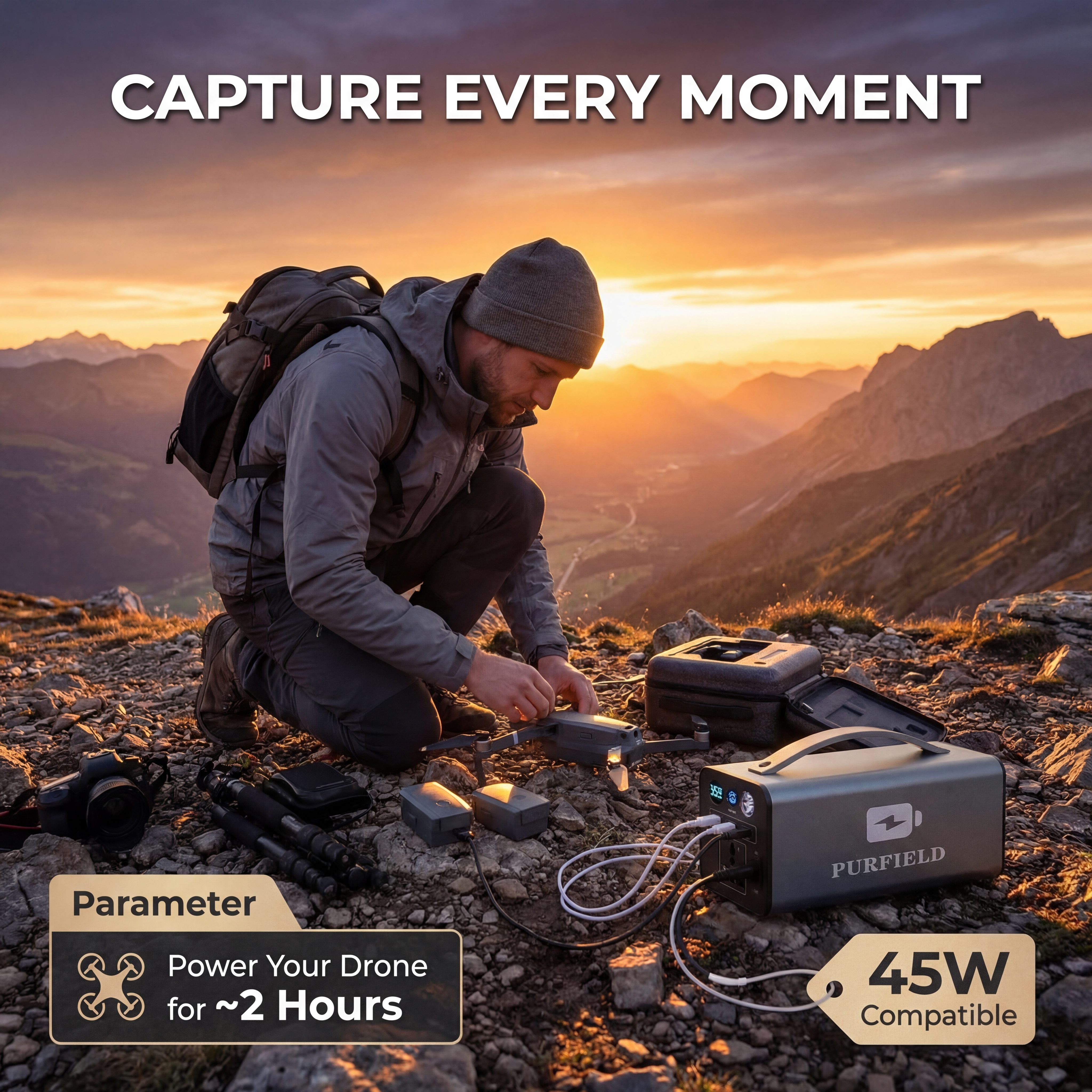180W Outdoor Power Station 320 - Outdoor Powerbank reseña y precio