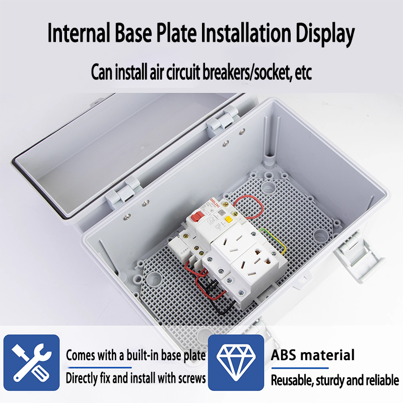 IP66 Waterproof Transparent AB - Outdoor Power Junction Box reseña y precio