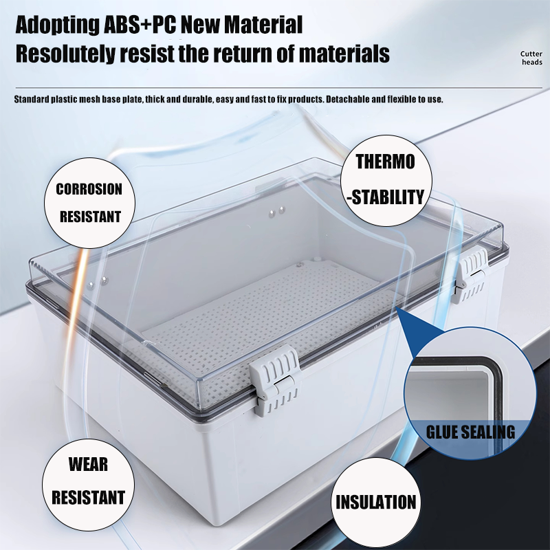 IP66 Waterproof Transparent AB - Outdoor Power Junction Box reseña y precio
