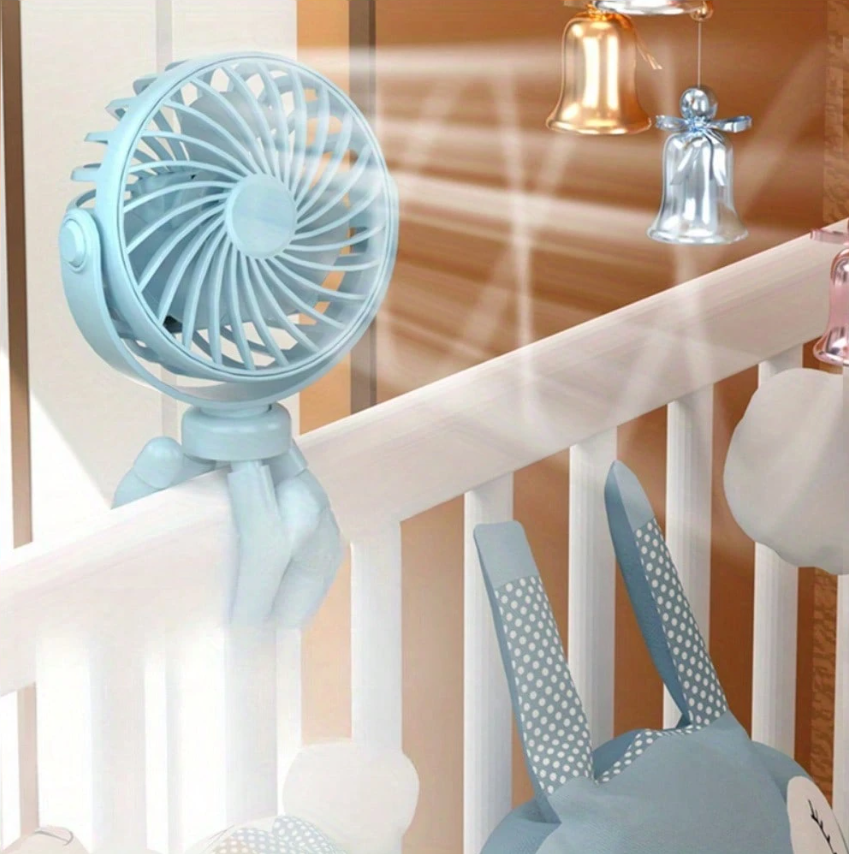 360° Rotatable Flexible Clip O - Outdoor Power Fan reseña y precio