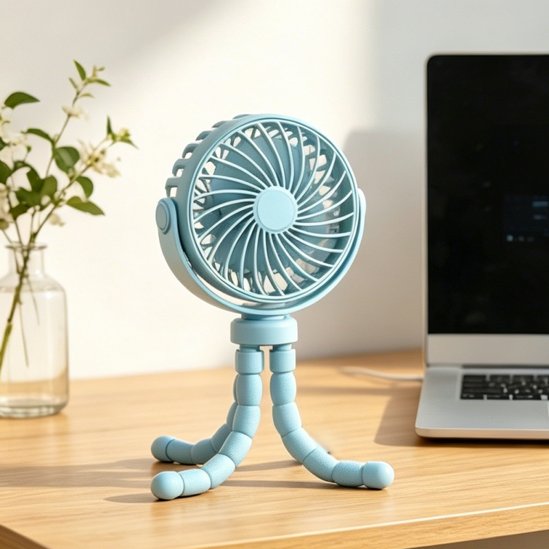 360° Rotatable Flexible Clip O - Outdoor Power Fan reseña y precio