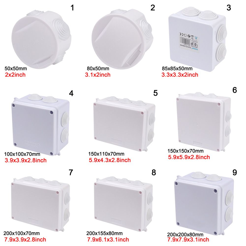 Outdoor Connection Cable Branc - Outdoor Power Junction Box reseña y precio