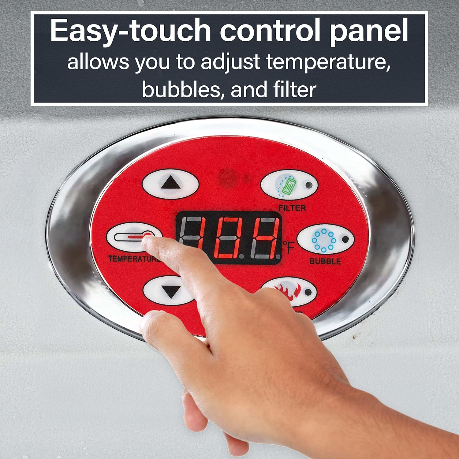 6-Person 265-Gallon Inflatable - Outdoor Power For Hot Tub reseña y precio