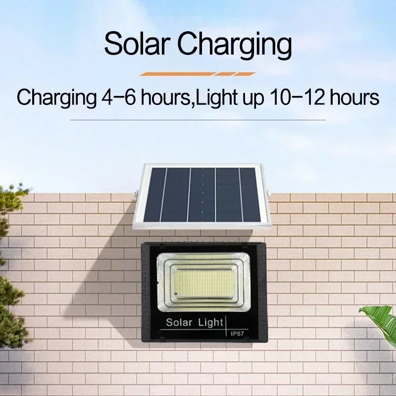 30W/60W/100W200W Solar Flood L - Outdoor Power Line reseña y precio
