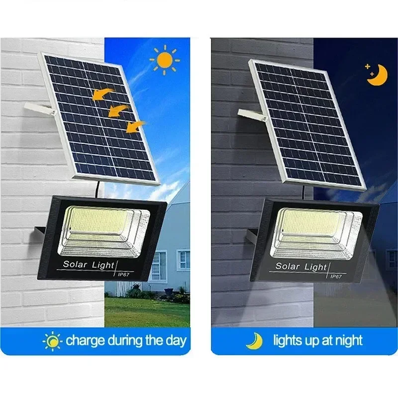 30W/60W/100W200W Solar Flood L - Outdoor Power Line reseña y precio