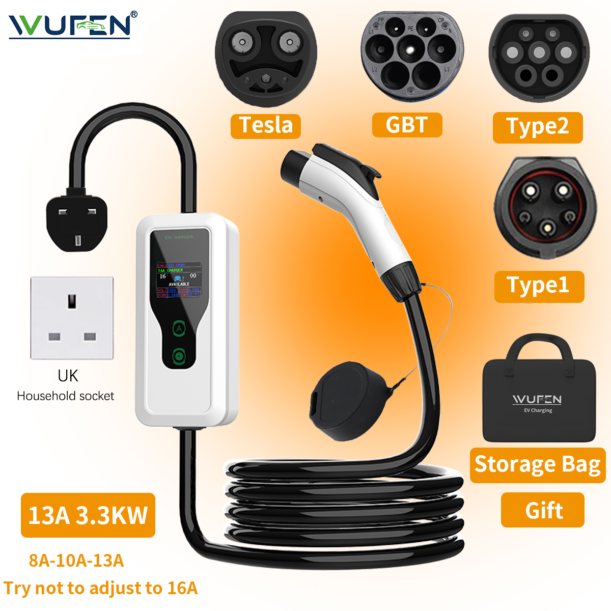 WUFEN Electric Car Portable Ty - Outdoor Usb Power Supply reseña y precio
