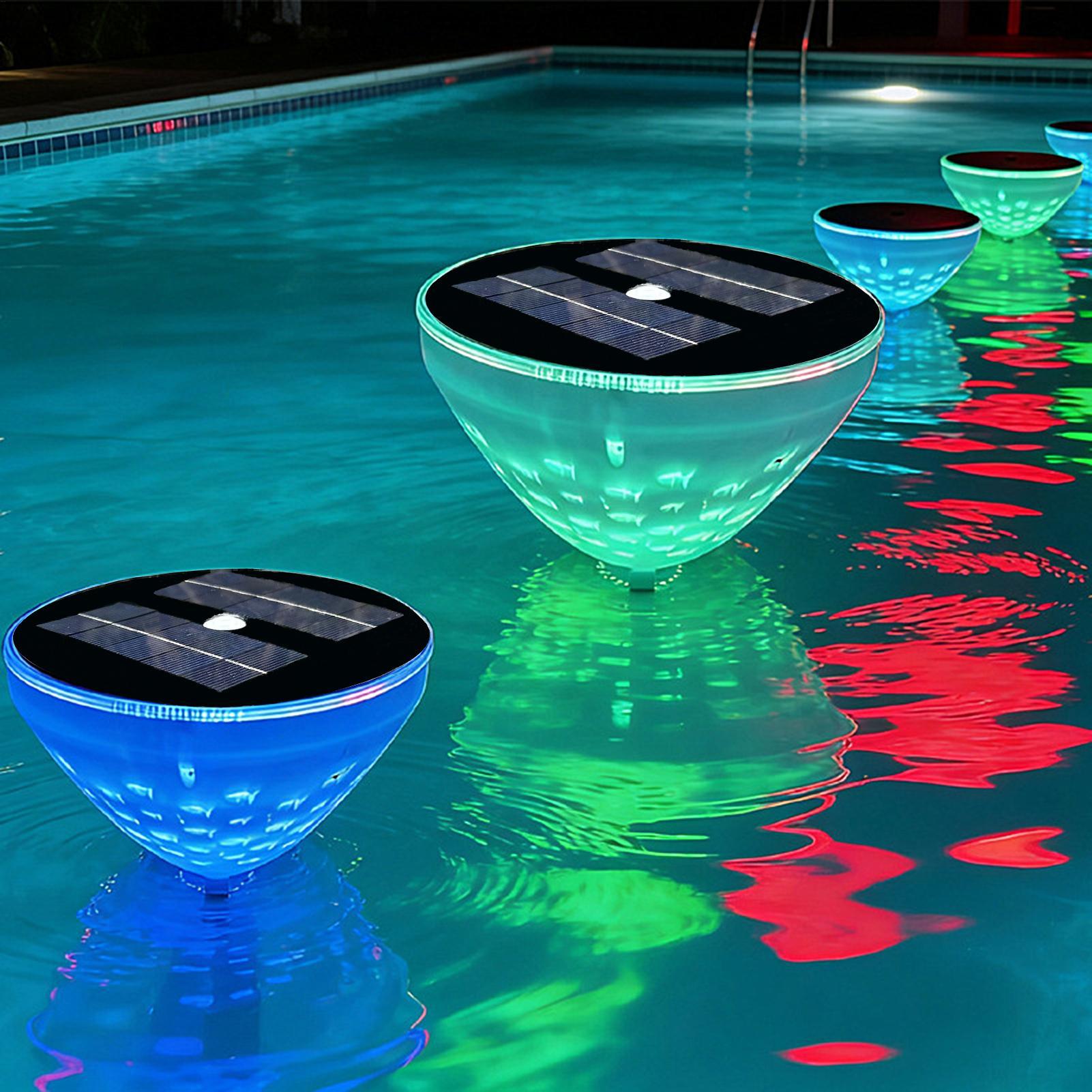 Pool Lights Solar Powered 2 Pi - Outdoor Power For Hot Tub reseña y precio