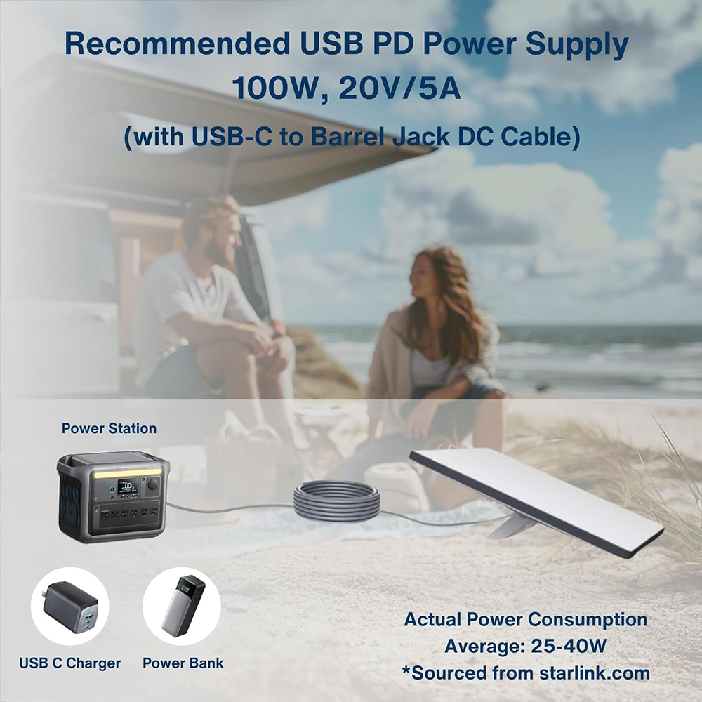 2m USB C to PD Power Cable for - Outdoor Power Adapter Usb C reseña y precio