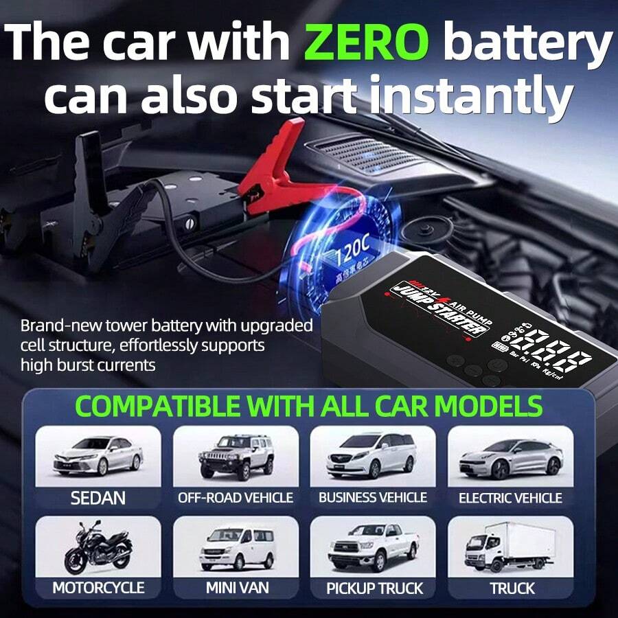 Four-In-One 12V 8000A Smart Ca - Outdoor Powerbank reseña y precio