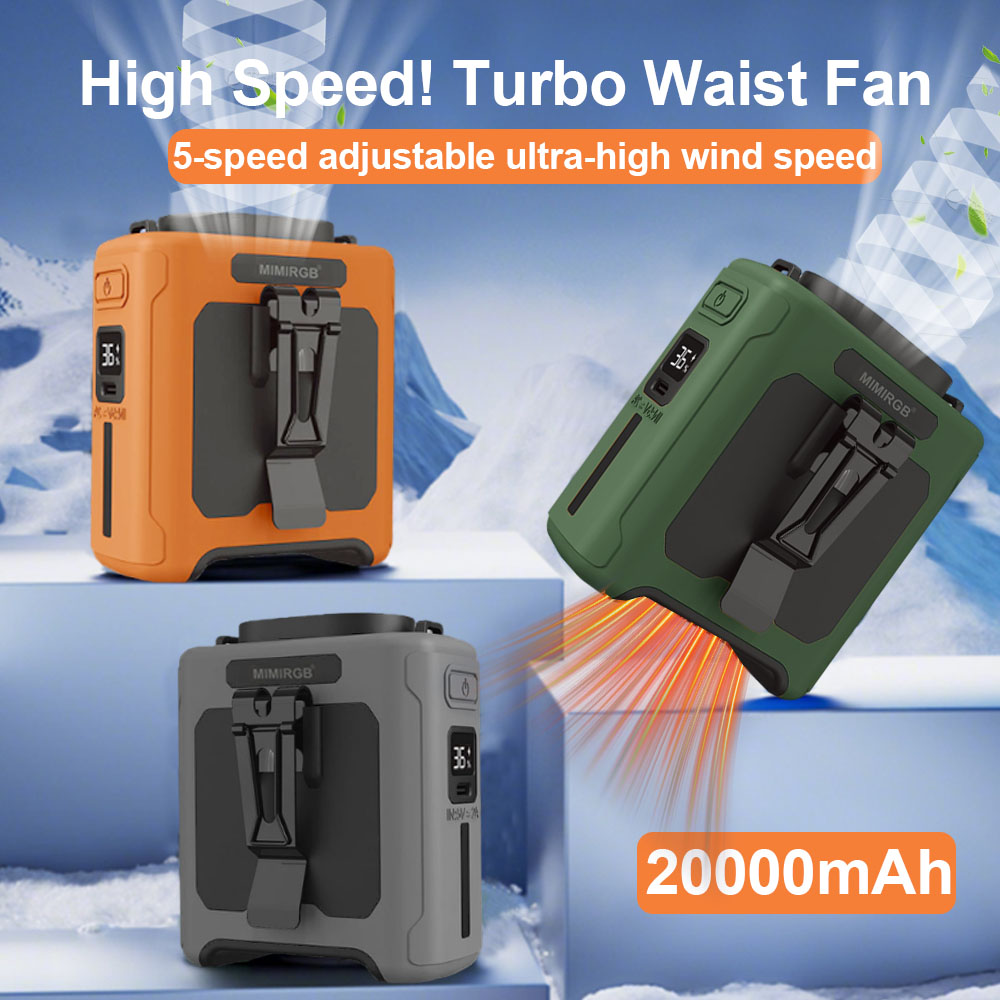 Waist Clip Fan Portable Hangin - Outdoor Power Fan reseña y precio