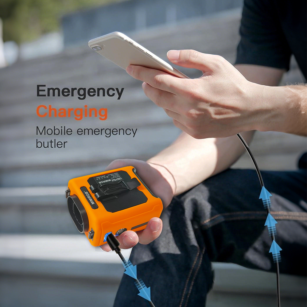 Waist Clip Fan Portable Hangin - Outdoor Power Fan reseña y precio