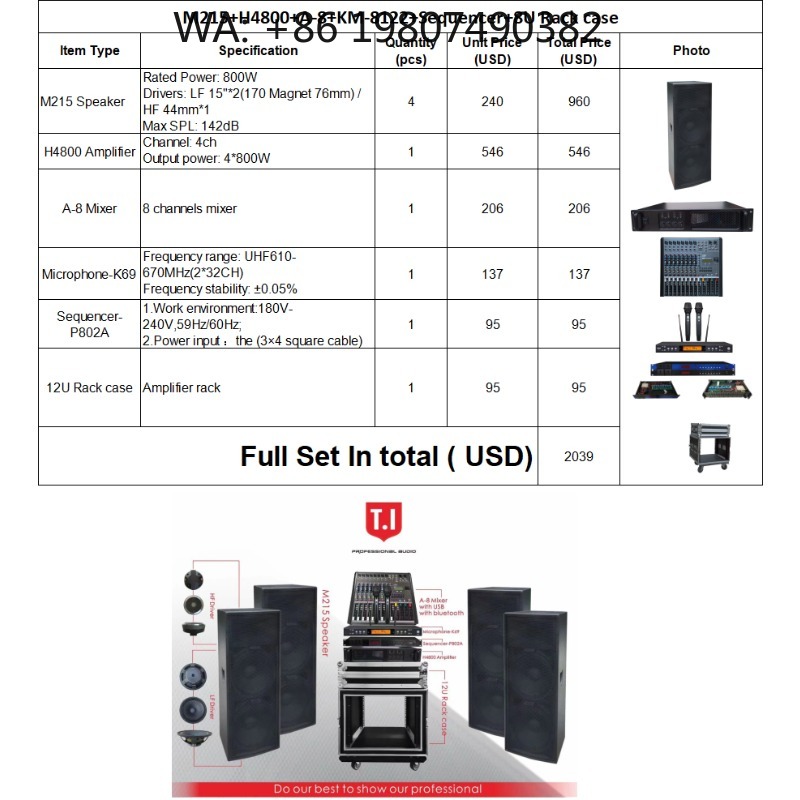 700W Dual 12-inch Powered Pass - Outdoor Power Line reseña y precio