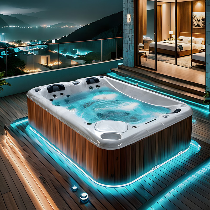 Luxury Relaxation Hot Tub Spa  - Outdoor Power For Hot Tub reseña y precio