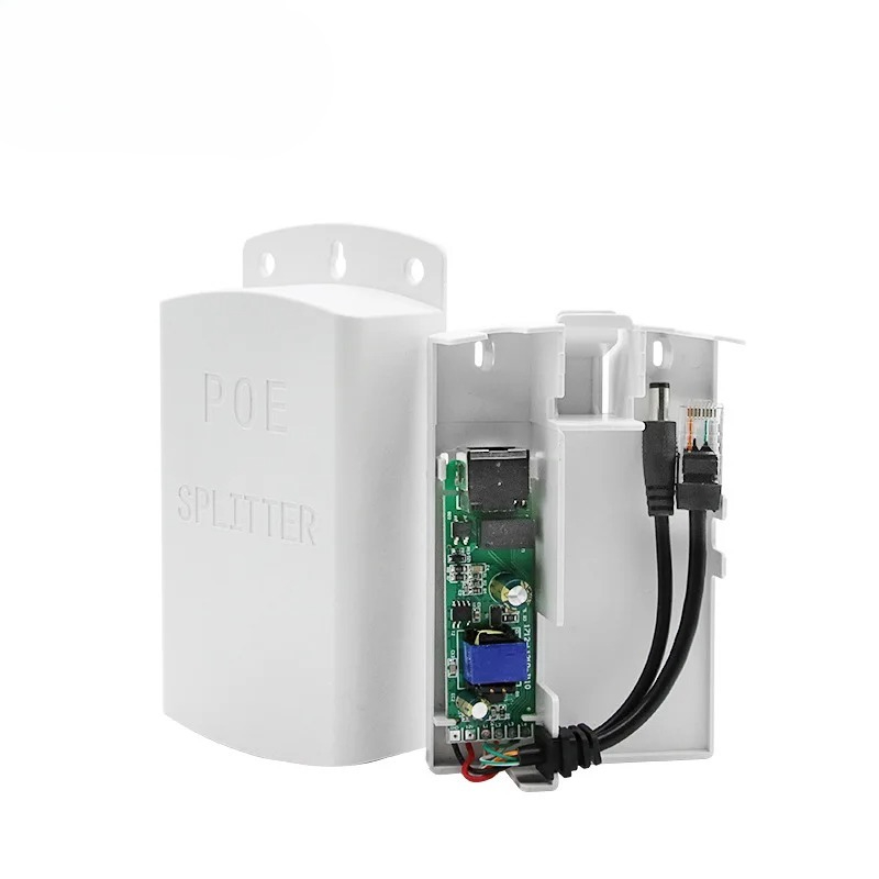 1PCS  POE Splitter 48V to 12V  - Outdoor Power Module reseña y precio