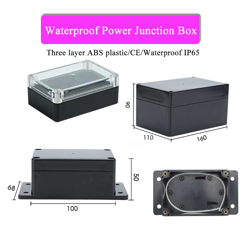 ABS Plastic Black Triple Water - Outdoor Power Junction Box reseña y precio