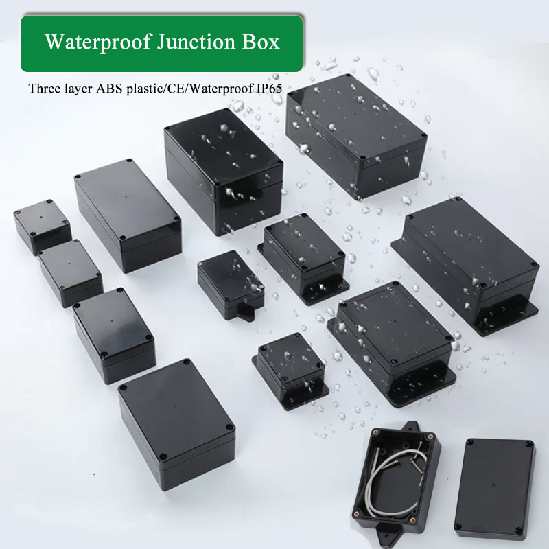 ABS Plastic Black Triple Water - Outdoor Power Junction Box reseña y precio