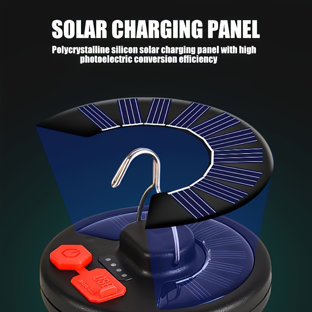 Solar Camping Lantern,Portable - Outdoor Usb Power Supply reseña y precio