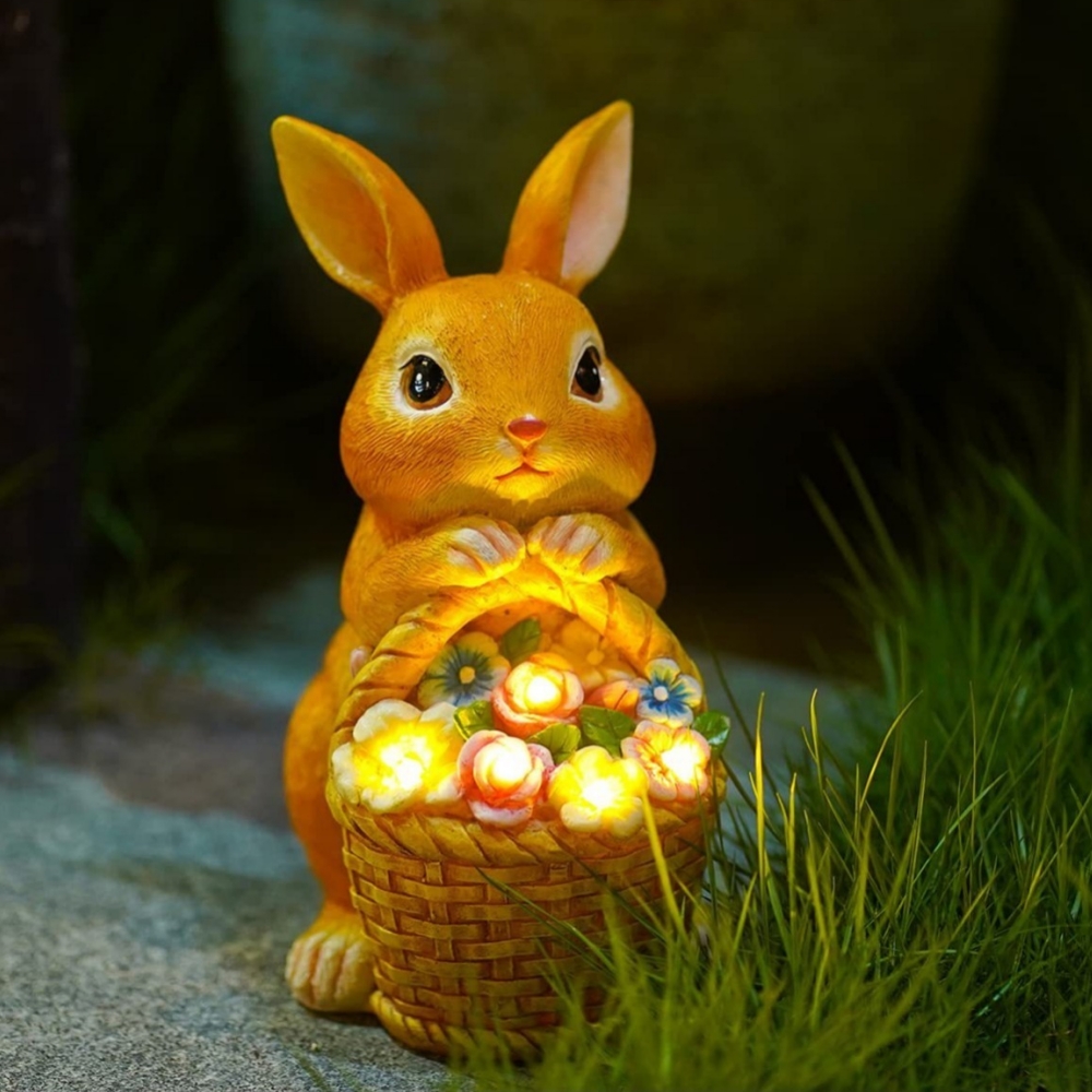 Solar Powered Rabbit Garden St - Outdoor Power Deals reseña y precio