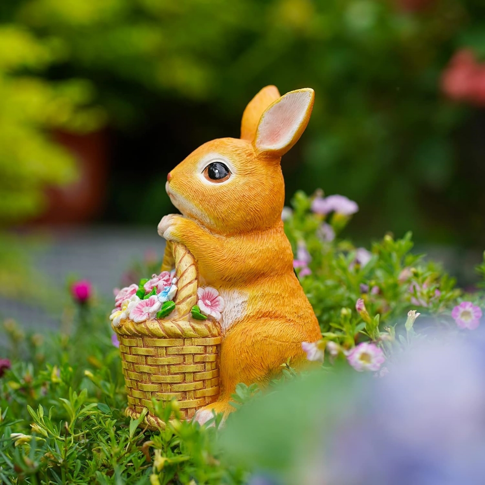 Solar Powered Rabbit Garden St - Outdoor Power Deals reseña y precio