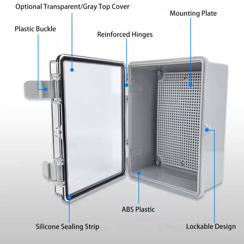 Outdoor IP66 Waterproof ABS Pl - Outdoor Power Junction Box reseña y precio