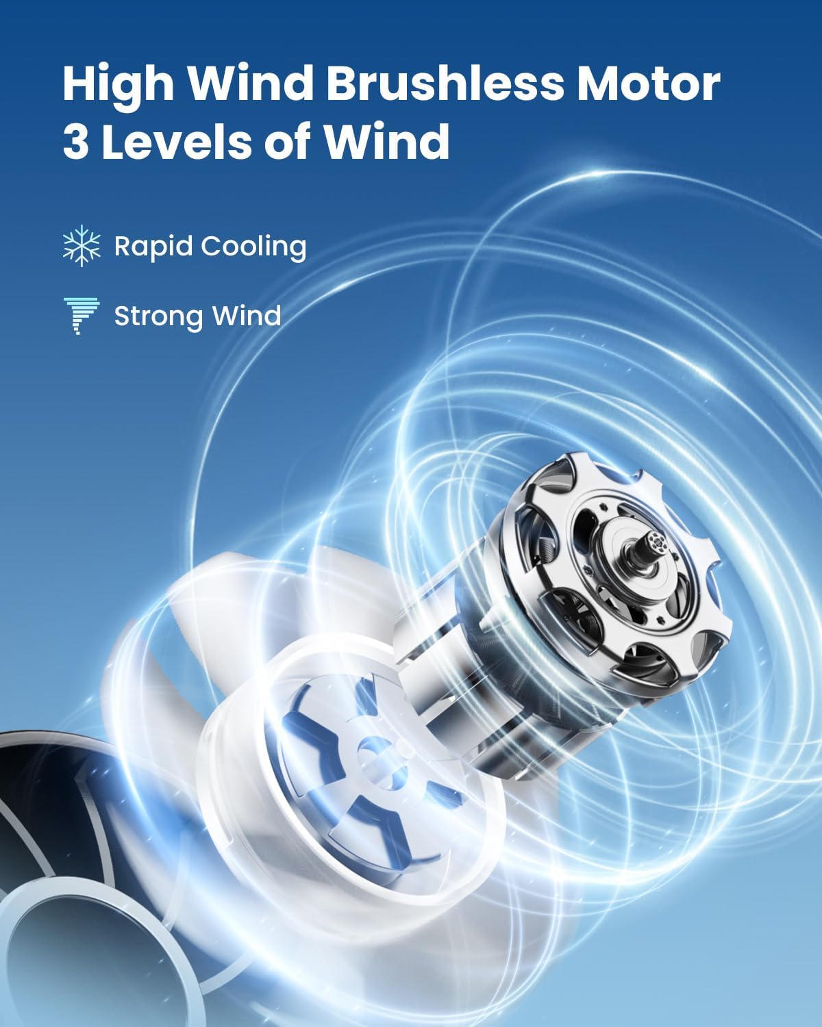 Portable Mini Fan, 3 Speed Han - Outdoor Power Fan reseña y precio